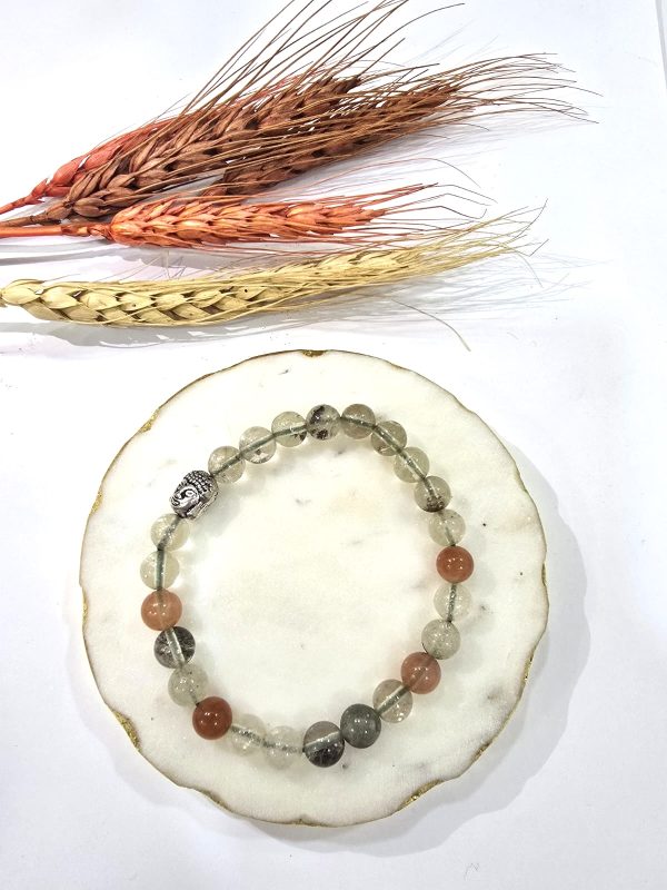 Quartz Lodolite Garden Bracelet