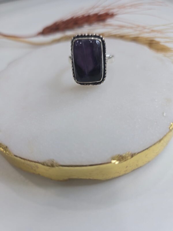 Amethyst Square Ring