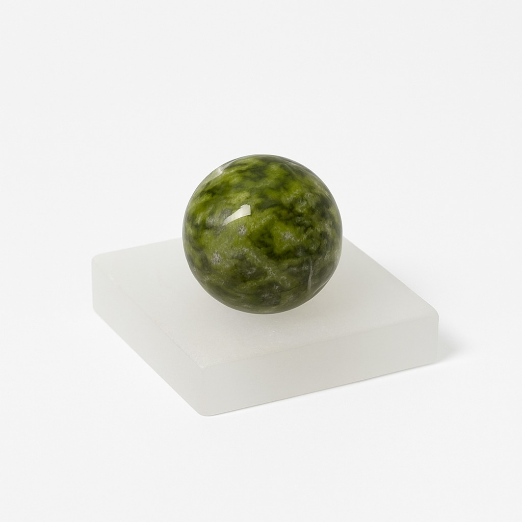 Jade sphere 400 (carving)JPG