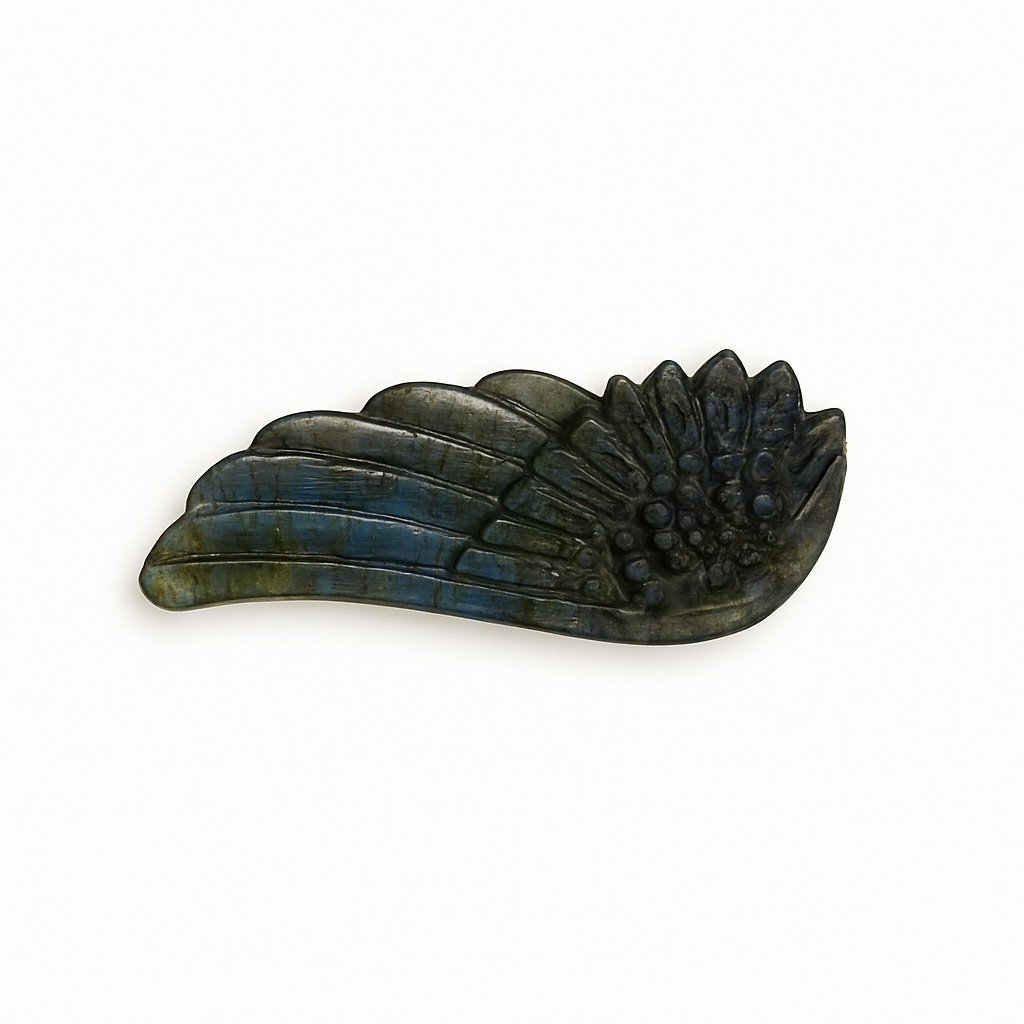 Labradorite angel wings ₹1555(carving)
