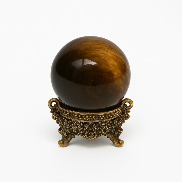 Tiger Eye Sphere With Stand